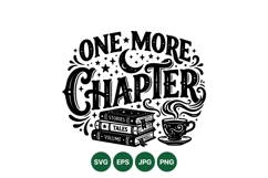 Cozy Reading Quote Vector Graphic Design Illustration Product Image 1