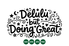 Hand Lettered Motivational Quote SVG Design Product Image 1