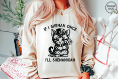 Shenanigans St. Patrick’s Day|Lucky Irish Tabby Cat Shamrock Product Image 5