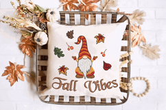 Fall Gnome, Fall Vibes, Machine Embroidery Design Product Image 3