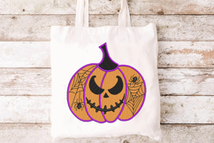 Halloween Pumpkin, Spider Web, Jack-o-lantern Embroidery Product Image 4