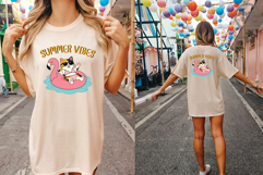 Summer Vibes Calico Cat|Funny Beach Kitty Bikini|Pool Float Product Image 5