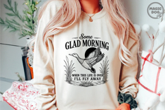 Vintage Flying Mallard Duck Inspirational Christian Hymn SVG Product Image 5