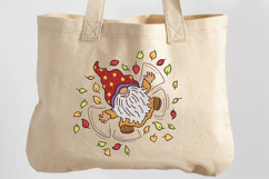Fall Gnome, Fall Vibes, Machine Embroidery Design Product Image 1