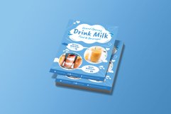 Milkshake Brochure Template Product Image 2