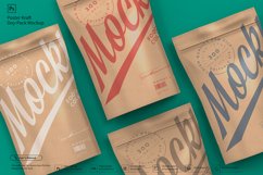 Poster Kraft Doy-Pack Mockup Product Image 2