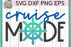 Cruise Mode SVG DXF PNG EPS Cutting Files Product Image 2