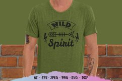 Wild Spirit Hand Lettering SVG Product Image 1