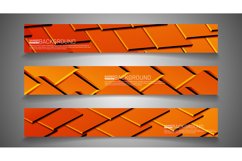 Set banner background for your design. vector graphic design Product Image 1