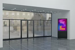 Kiosk Digital Sign Mockup Product Image 1