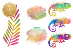 Chameleon Clipart Set Product Image 5