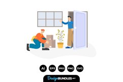 Delivery Man Illustrations Product Image 1