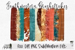 Brushstrokes PNG Sublimation Design - Southwestern Product Image 1