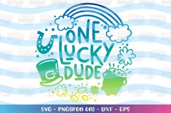 St. Patrick's Day svg One lucky Dude Product Image 1