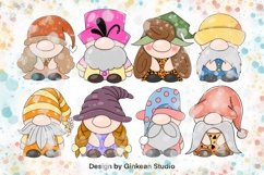 Gnome clipart set, gnome png, sublimaion, gnome sticker Product Image 5