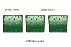 Christmas bell tumbler ,20 oz skinny tumbler sublimation Product Image 2