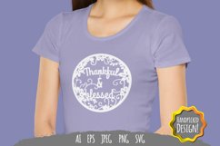 Thankful & Blessed SVG Product Image 2