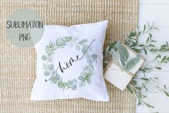 Home Sublimation Greenery Watercolor Clip Art Product Image 1