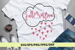Falling In Love - Love SVG EPS DXF PNG Cutting Files Product Image 1