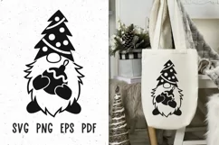 Christmas svg Christmas gnome svg Xmas svg files for cricut Product Image 1