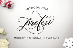 Web Font Profesi Script Product Image 1