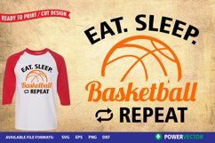 Eat Sleep SVG, Sports Design Print/ Cut Files Product Image 4