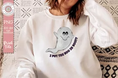 I Put The Boo In Booty | Funny Halloween Sublimation Product Image 1