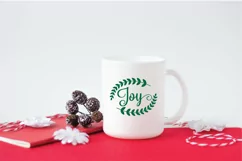 Christmas SVG Cut File - Joy SVG File - Christmas Ornament Product Image 5