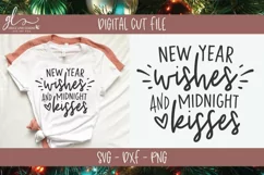 New Year Wishes & Midnight Kisses - New Years SVG Product Image 2