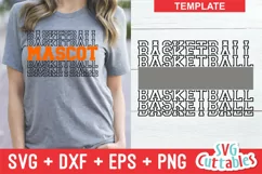 Basketball SVG | Basketball Template 0041 | Shirt Design Product Image 1