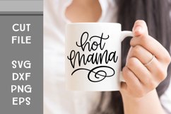 Hot Mama, Hand Lettered, Cut File Product Image 1