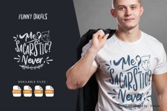 Me Sacarstic Never | Lettering Quotes Product Image 1