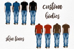 Male Clipart Watercolor Boys clipart men figures clipart Product Image 2