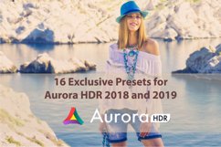 16 Exclusive Aurora HDR 2018 and 2019 Presets Product Image 1