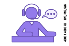 Colored Support Icon Product Image 1