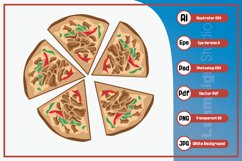 Pizza slice - Vector illustration Product Image 1