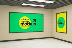 Subway Two Signage Mockup Product Image 1