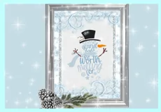 Some GrandDads Are Worth Melting For Snowman SVG DXF EPS PNG Product Image 3