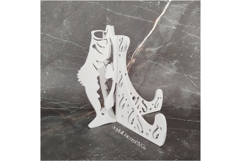 Laser Cut Bass Fish Easel Stand SVG | Father's Day Gift SVG Product Image 4