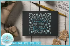 Quote SVG | If Hugs Were Snowflakes I'd Send You A Blizzard Product Image 1