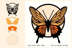 Butterfly svg, Cut file, Multilayer, Layered svg, 3D Product Image 1