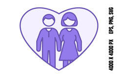 Colored Relation Icons Product Image 1