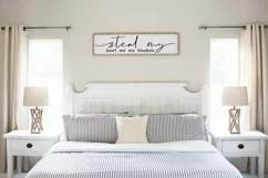 Farmhouse decor SVG - Steal My Heart Not My Blankets Product Image 2