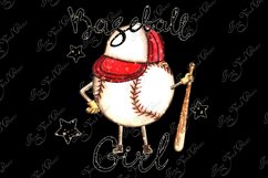 Baseball girl sublimation png, Baseball girl t-shirt design Product Image 4