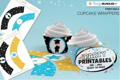 Printable Graduation boy Cupcake wrappers- Printable Party Product Image 1