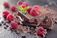 Decadent chocolate and raspberries delight Product Image 1