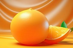 3D Orange Background Product Image 1