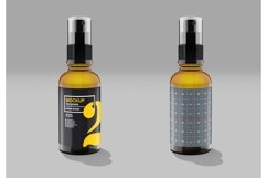 Amber Glass spray Bottle Mockup Product Image 1