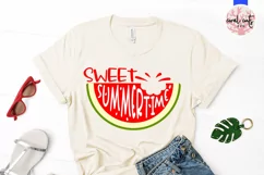 Sweet summertime - Summer SVG EPS DXF PNG Cut File Product Image 2