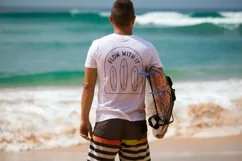 Flow with It SVG | Summer Surf Shirt Cut File Product Image 4